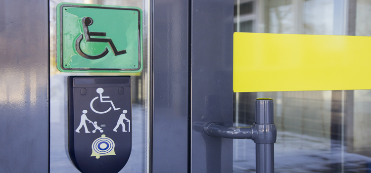 automatic handicap door opener in Wellington