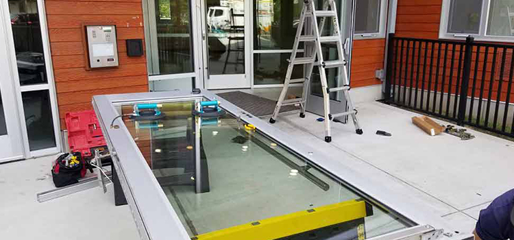 storefront door glass replacement Wellington